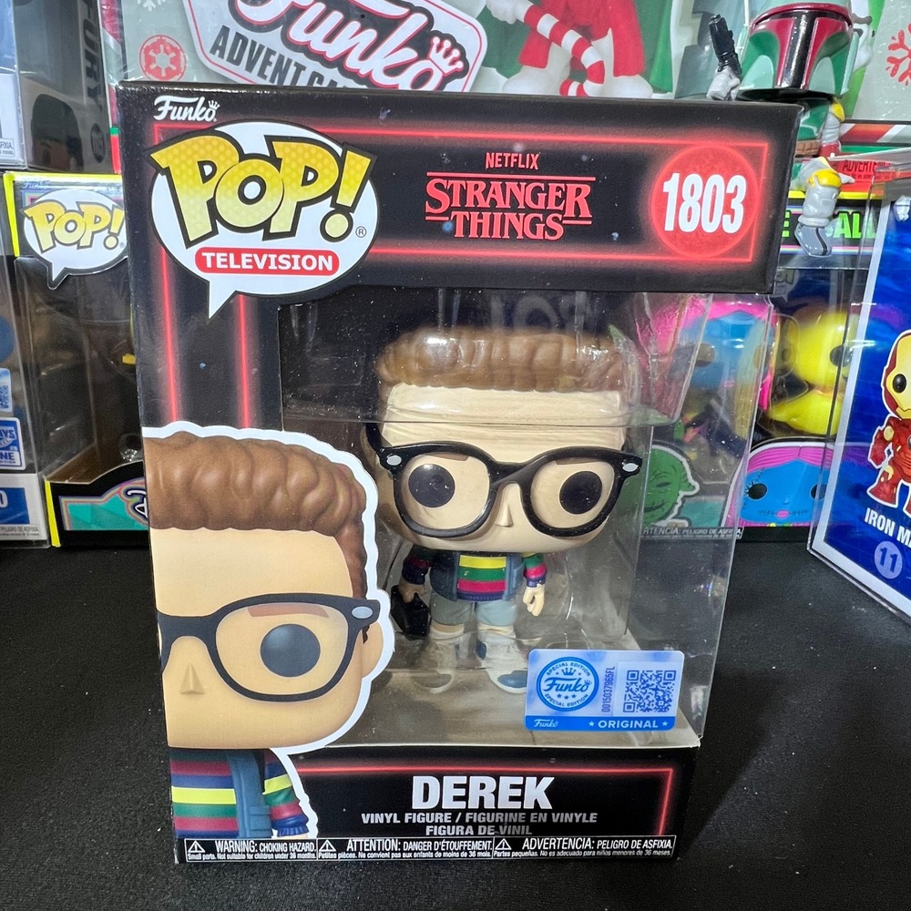Funko Pop Television Stranger Things Derek 1803 Special Edition Vinyl Figure